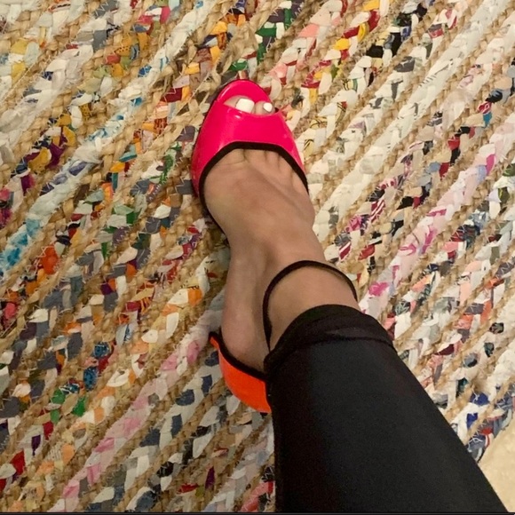 Pierre Hardy Skinissimo Neon Pink/Orange Stilettos - Picture 3 of 17